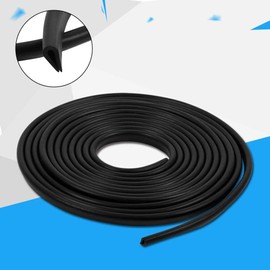 KIMISS 300 cm Car Door Edge Protection Trim Anti-scratch Car Door Edge Protection Rubber Strips (Black)