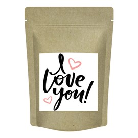 I Love You | I Love You Tea for Valentine's Day, Birthday, Wedding Anniversary, with Strawberry Orange Flavour for Your Strawberry Mouth - 100 g Quertee