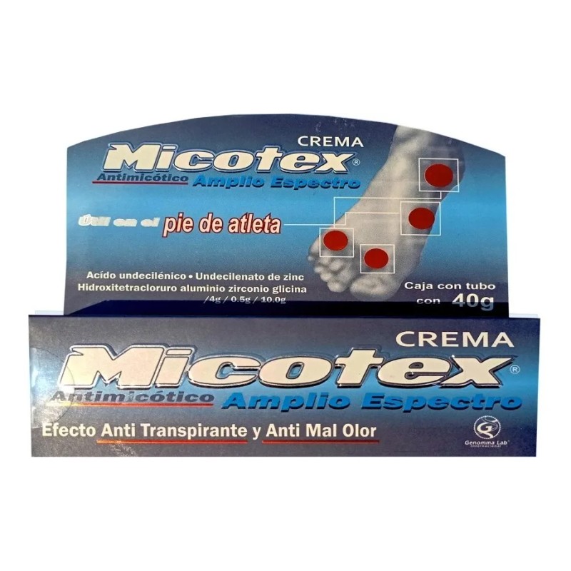 Micotex Micotex Crema Para Pie De Atleta 40gr Easy Install