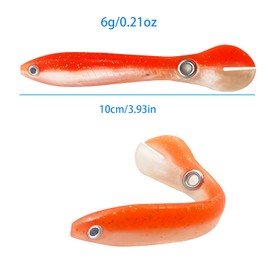 5Pcs Soft Bionic Fishing Lure Set Bionic Fishing Loach Lures Bait for Saltwater Freshwater Fishing Accessories Gift for Men (5Pcs)