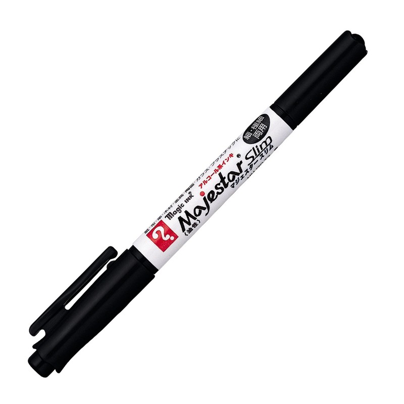 寺西化学 マジックインキ 油性ペン マジェスタースリム 黒 5本 MMJ70-T1-5P