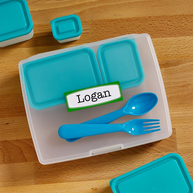 Avery Durable Labels for Kids' Gear, 3-1/2" x 1-1/4", Assorted