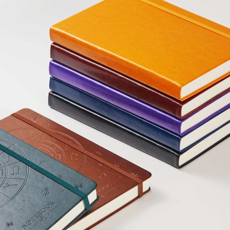 FOCUS DAY 3 Pack Lined Journal Notebooks, A5 Thick Notebook