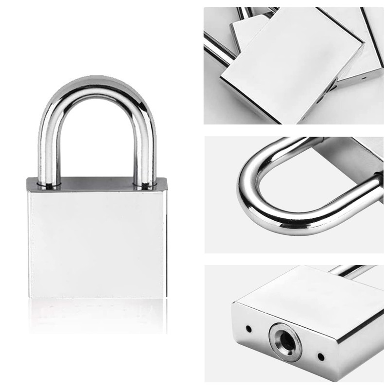 Padlock 40 mm with 4 Keys, Locks with Keys, Padlock