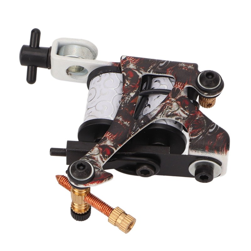 Tattoo Coil Machine 10 Wraps Lightweight Precise Liner Shader Stable