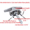 Wedelweib Garage Doors T Handle Lock with 2 Keys and