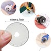 FEISHIONG Rotary Replacement Blades, 10 Pcs Fabric Cutter Rotary Blades,