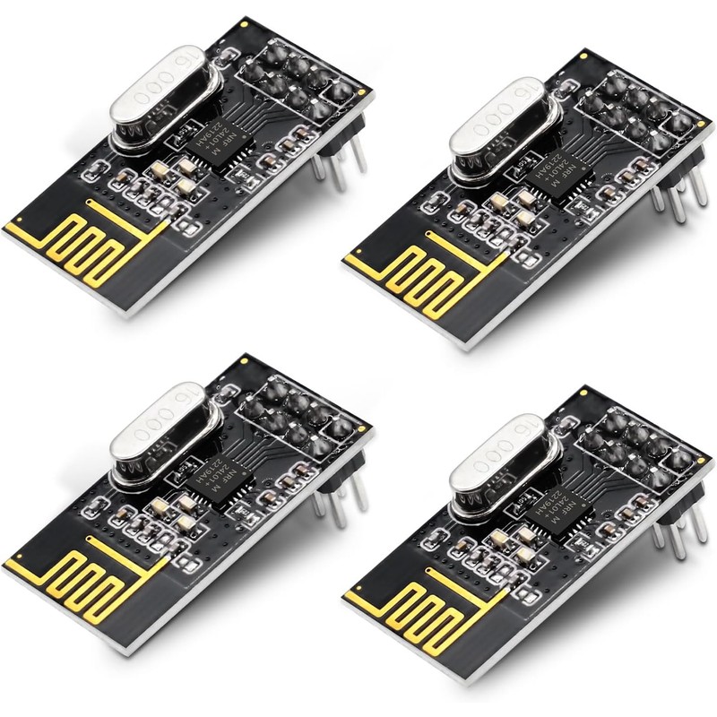 HENGBIRD 4 Pcs nRF24L01 + Wireless Transceiver Module NRF24L01 +