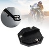 Okaywork Motorcycle Stand Foot Side Extension Pad, Motorcycle Side Stand