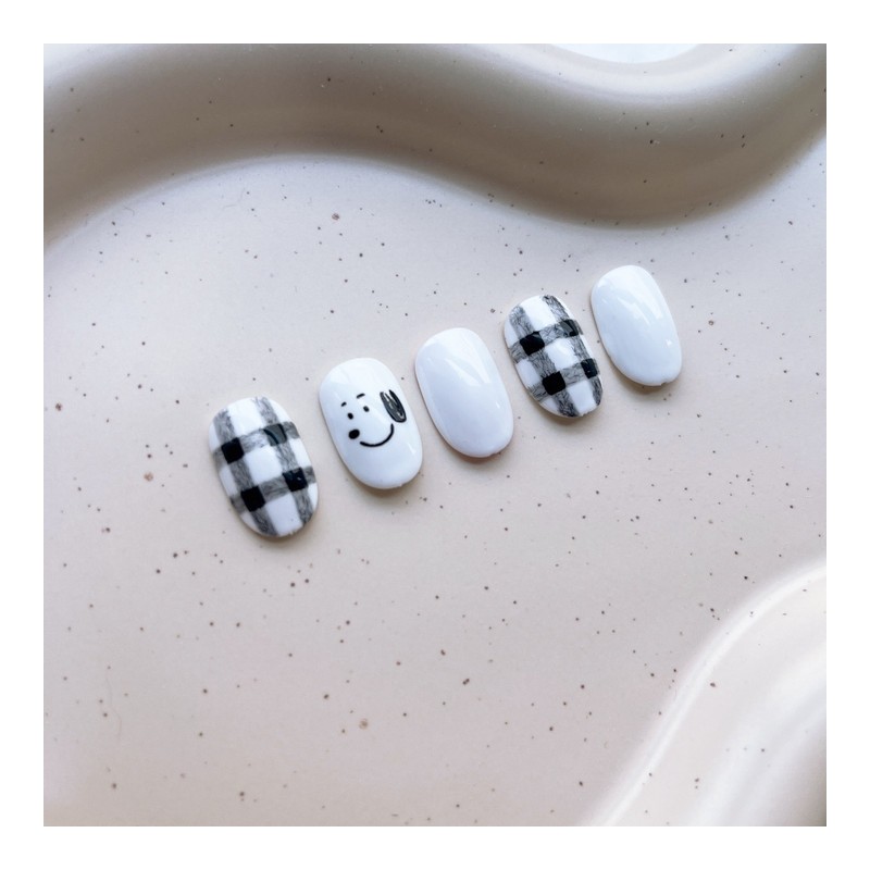 Gingham Check - Petit Round / 깅엄체크 - 쁘띠라운드