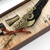 Quill Pen Sealing Wax Stamp Set Retro European Style Stainless