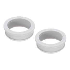 MECCANIXITY 2Pcs Snap Rubber Grommet Plug Mount Dia 44.6mm ID 38.5mm Seal Anti-Scratch for Electrical Box Cable Pipe Grey