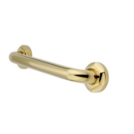 Kingston Brass DR714242 Designer Trimscape Metropolitan Decor 24-Inch Grab Bar with 1.25-Inch Outer Diameter, Polished Brass