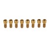 RISK 8Pcs Mountain Bike Pedal Bolts Titanium Alloy Anti Slip