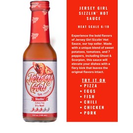 Jersey Girl Hot Sauce 5oz (Variety Pack 3, Spicy, Honey, Indian Masala) Low Sodium Hot Sauce Set