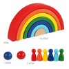 Colorful Building Blocks Educational Interesting Preschool Wooden Stacking Blocks for