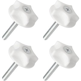 wancala 4 Pcs Headboard Fixings Bolts - M8 Heavy Headboard Screws and Washers for Divan Beds Fittings, Bolt Fittings to Keep the Headboard Fixed, Simple Installation and Firm Fixation