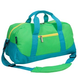 Wildkin Kids Overnighter Duffel Bags for Boys & Girls, Perfect for Early Elementary Sleepovers Duffel Bag for Kids, Carry-On Size & Ideal for School or Overnight Travel Bag (Monster Green)