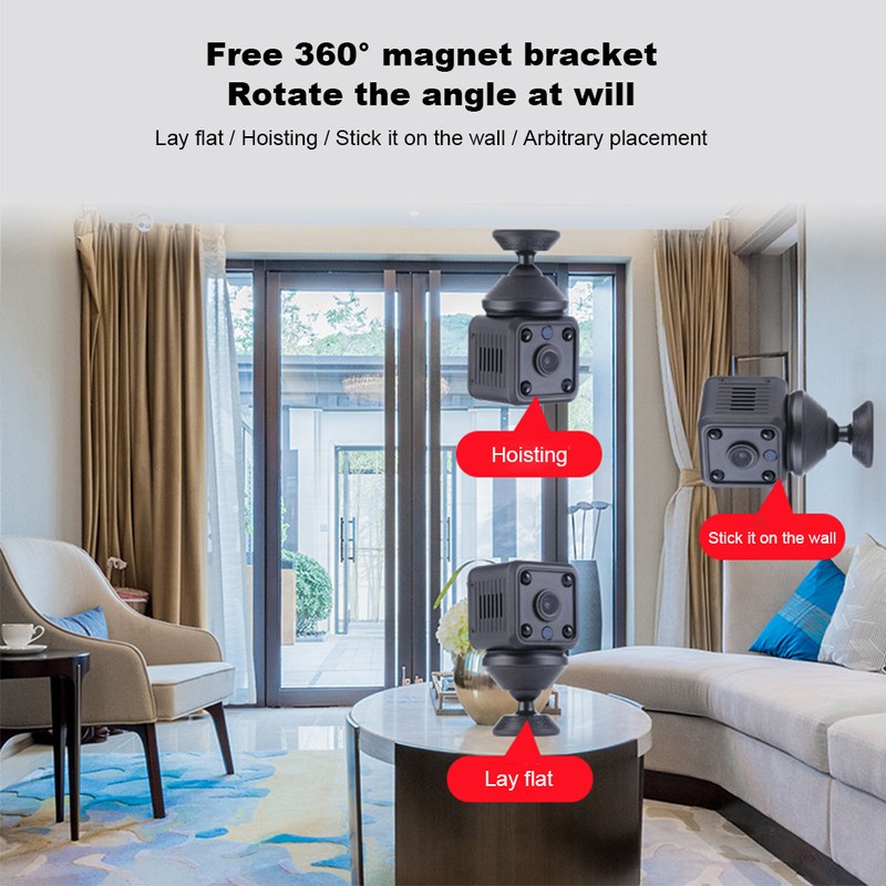 1080P Wifi Camera Mini Night Vision Camcorder Infrared Sensor Phone