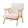 JOMEED Modern Accent Chair with Upholstered Wooden Frame and Fabric