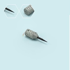 Dental Root Extraction Screw Titanium Root Tip Remover Short Handle 1.5" Length Tip Only