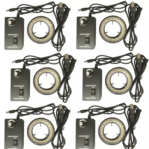 Unbranded 6-Sets 60-LED Adjustable Ring Light illuminator Lamp For STEREO