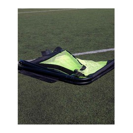 Cawila , Foldable Aluminium Mini Gate, 120 x 80 cm, Yellow/Black, One Size