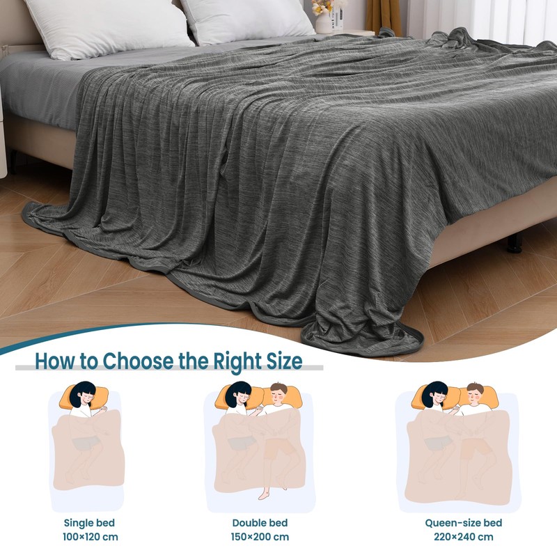 WOLTU Arc-Chill Q-Max 2-in-1 Summer Blanket > 0.45 Double-Sided Blanket
