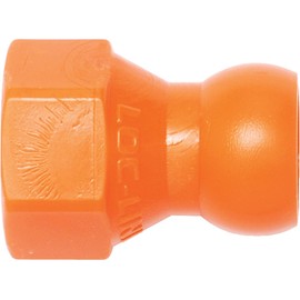 Loc-Line Coolant Hose Component, Acetal Copolymer, Flare Nut Adapter, 1/4" Hose ID, 1/4" SAE, 7/16 - 20 Thread (Pack of 4)