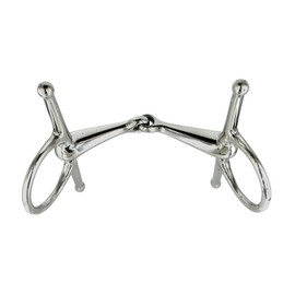 Equine Smile ES0105 Snaffle Bit Simple Broken Stainless Steel 21 mm (12.5 cm)