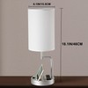 Dreamholder Table Lamp with 3 USB Charging Ports, Modern Desk