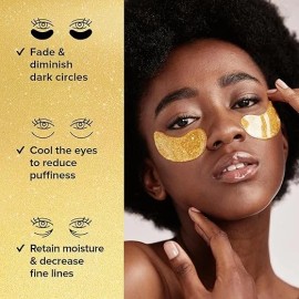 Maree 24K Gold Glow Under Eye Gels For Puffy Tired Eyes Rejuvenating 20 Pairs