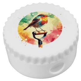 Azeeda 'Rotkehlchen auf einem Gartenspaten' Kompakt Spitzer (PS00041831)