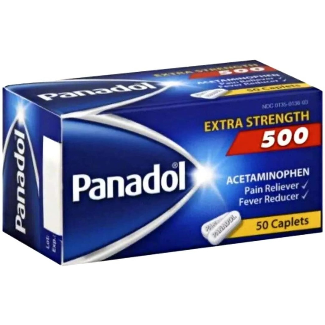 Panadol Extra Strength 500mg 50 ea 1 Pack