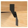 XIHUWZ 20 Pcs Hurricane Tie,Strong tie Brackets with Black Powder-Coated,Hurricane