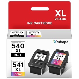 540XL 541XL Printer Cartridges Compatible with Canon 540 541 Multipack XL for Canon TS5151 TS5150 TS5100 Printer Cartridge for Canon Pixma MG3650s MG3650 MG3600 MG3550 MG4250 MX475 (PG540 Black, CL550