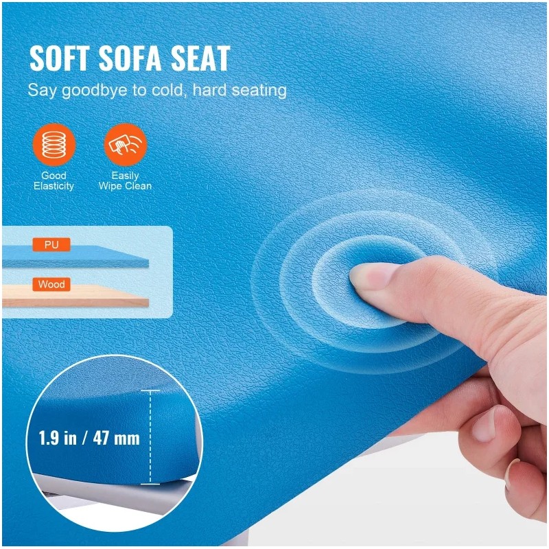 360 Degree Adjustable Swivel Shower Chair 300LBS Capacity Non-Slip Rotating