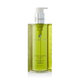 BATH & BLOOM Lemongrass Mint, Shower Gel, Body Soap, 8.5 fl oz (250 ml)