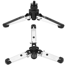 Universal Mini Monopod Tripod Bracket,Portable 3kg Load,Desktop 360º Ball Head Flexible Stable Hands- Macro Photography/Self-Timer Base Stand Support with 3/8in Screw