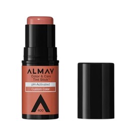 Almay Lip and Cheek Tint, Color & Care Tint Stick, Multi-Use Moisturizing Blush and Lip Color, Dewy Finish, Stocking Stuffer, 400 Nude Flush, 0.25 oz