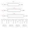 BALCONY & FALCON Jacquard Linen Table Runner Tassel Table Runners