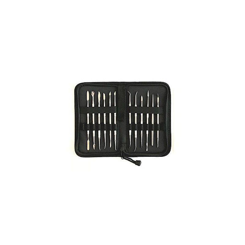 1PC Black Pottery Tool Storage Bag Clay Sculpting Tools Bag