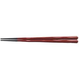 J-kitchens PBT 9.4 inches (24 cm) Hexagonal Single Blade Carving Chopsticks, Vermilion, Made in Japan
