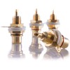 8 x Hifi Lab RCA Installation Socket 24 K Gold-Plated