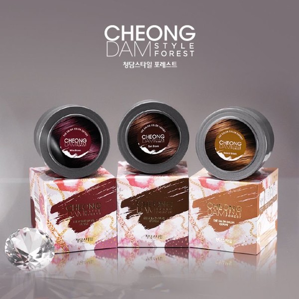 1 Cheongdam style salon color, dark brown (dark brown)