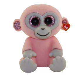 TY Beanie Boos Mini Boo CHERRY Pink Monkey Series 3 Collectible Figurine Toy