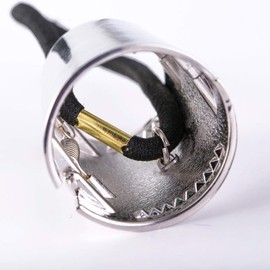 AKOAK 1 Pack Ponytail Fastener Hair Ring Tie Hair Rubber Band Hair String Alloy Smooth Large Horn String Ornament