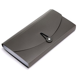 BTSKY Carpeta de archivos expandible, con 13 bolsillos, tamaño pequeño, para archivos de acordeón, extensible, para tarjetas, billetes, archivos, carp