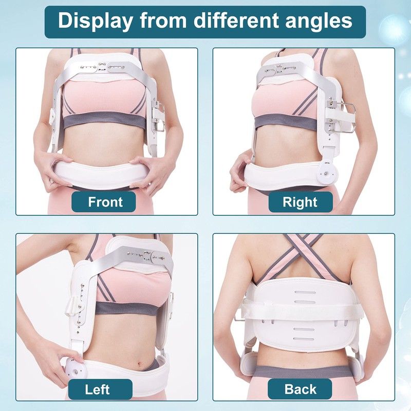 GHORTHOUD Hyperextension Back Brace Orthotics Jewett Brace for Thoracic &