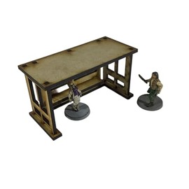 Bus Stop Shelter 28mm Terrain MDF Zombie Apocalypse Modern Wargames